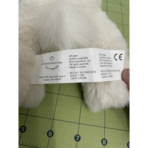 Compendium Live Inspired Bunny Rabbit Plush Stuffed Animal - Picture 7 of 8